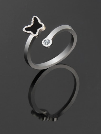 Titanium Rosary Minimalist Band Ring