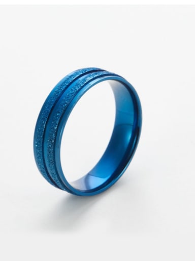 Titanium Round Minimalist Band Ring