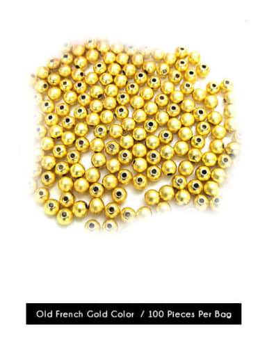 Brass Round Gold Beads ,from 2mm to 8mm