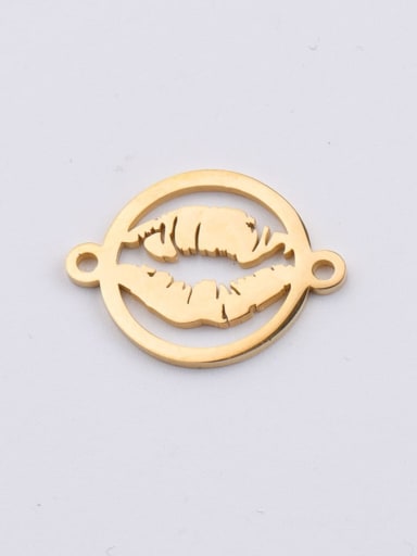 golden Stainless steel Mouth Minimalist Connectors