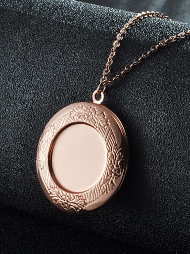 Stainless steel Round Trend Necklace