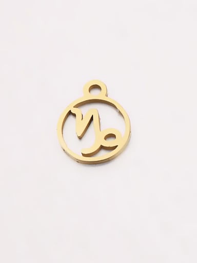 Stainless steel hollow constellation accessories DIY small pendant