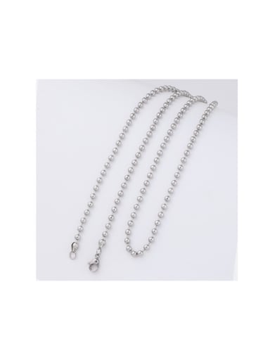 Stainless Steel Round Bead Element Chain Long Chain