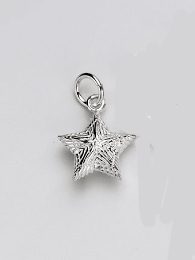 custom 925 sterling silver star charm 16 * 13 * 6 mm