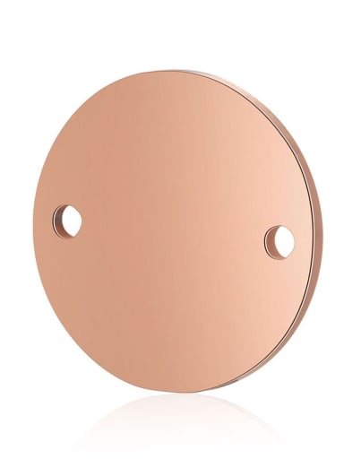 Rose Gold Stainless steel Round 10*10mm 12*12mm 16*16mm Charm