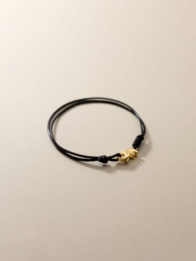 925 Sterling Silver Minimalist Handmade Elephant Weave Bracelet