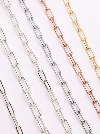S925 sterling silver ins cold wind neutral square cross chain