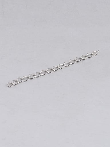 Steel color Stainless steel tail chain, bracelet, necklace, extension chain