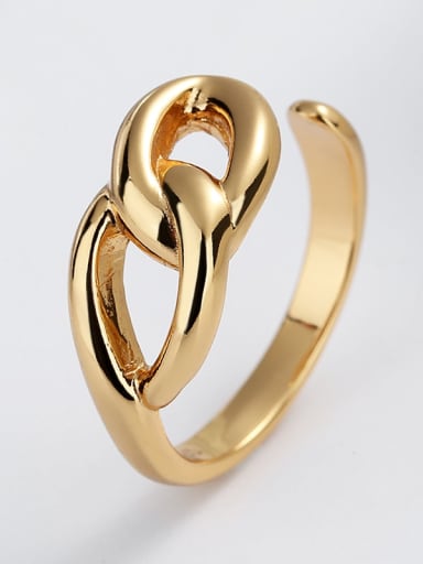 D012 gold color: about 3.4g 925 Sterling Silver Geometric Trend Band Ring