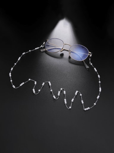 custom Brass Iron Imitation Pearl Minimalist Sunglass Chains