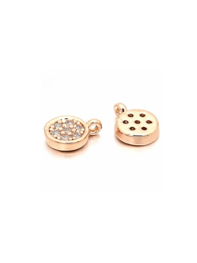 copper micro-set pendant