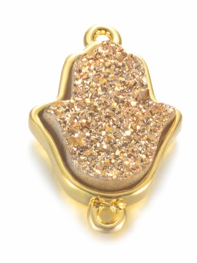 Multicolor Crystal Charm Height : 19 mm , Width: 12.5 mm