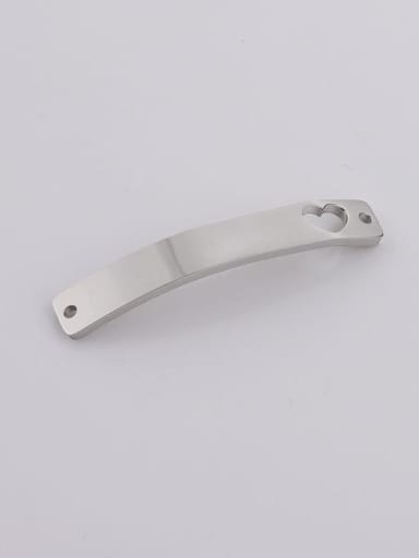 Steel color Stainless steel Rectangle Minimalist Findings & Components