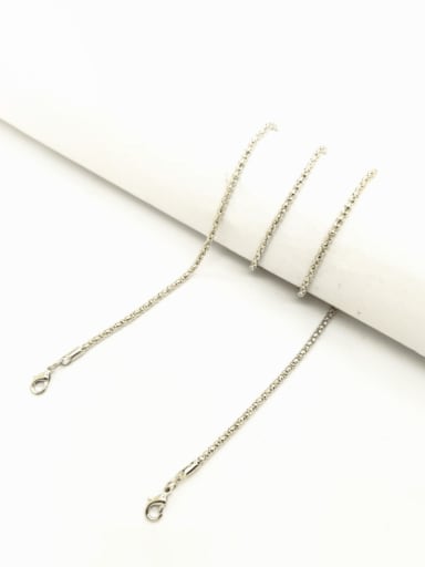 platinum Stainless steel Minimalist Corn Chain Mask Chain Lanyard Sunglass Chains