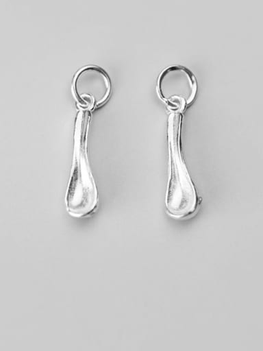 925 Sterling Silver Water Drop Charm Height : 19 mm , Width: 5 mm
