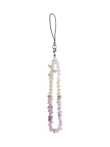 Hand Woven Crystal Stone Beaded Charm Mobile Accessories