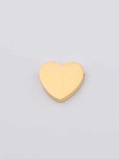 Stainless steel love heart-shaped beads