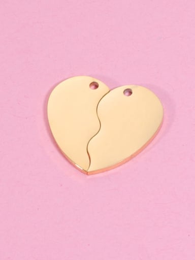Stainless steel Heart Couples Minimalist Pendant