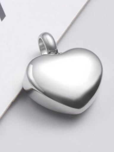Stainless steel Heart Charm Height : 12 mm , Width: 15 mm