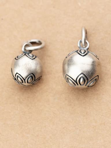 925 Sterling Silver bell Charm Diameter : 9.5 and11mm