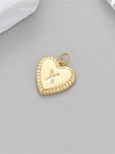 Brass Minimalist Heart DIY Pendant