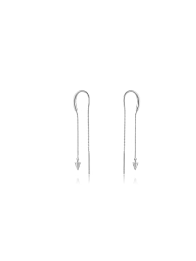 925 Sterling Silver Tassel Trend Threader Earring