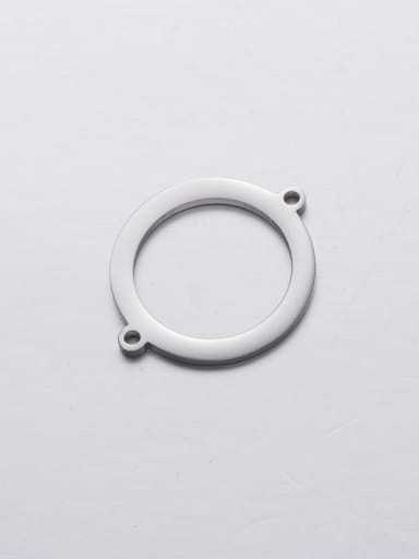 Steel color Stainless steel hollow ring connector