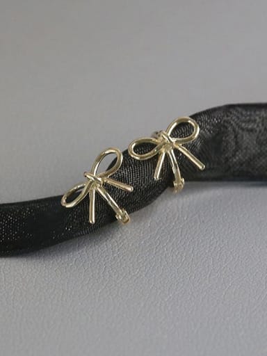 925 Sterling Silver Rhinestone Butterfly Minimalist Stud Earring