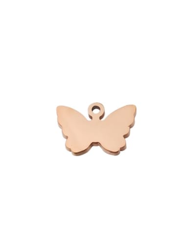 Rose Gold Stainless steel Butterfly Minimalist Pendant