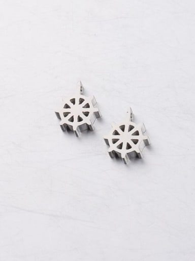 Stainless steel rudder small hole beads loose beads perforated beads accessories