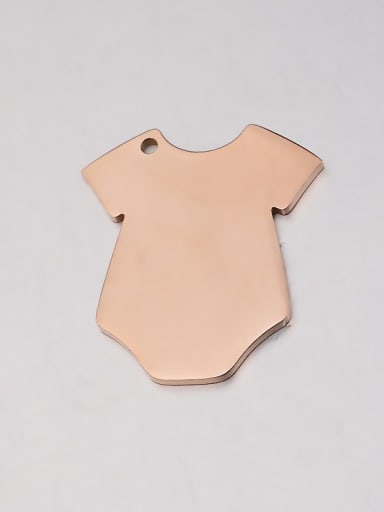 rose gold Stainless steel clothes pendant