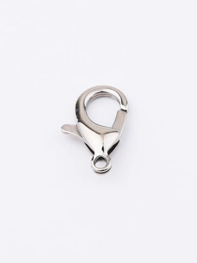 Steel color Stainless steel shrimp bow clasp lobster clasp