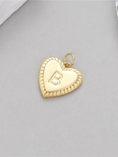 Brass Minimalist Heart DIY Pendant