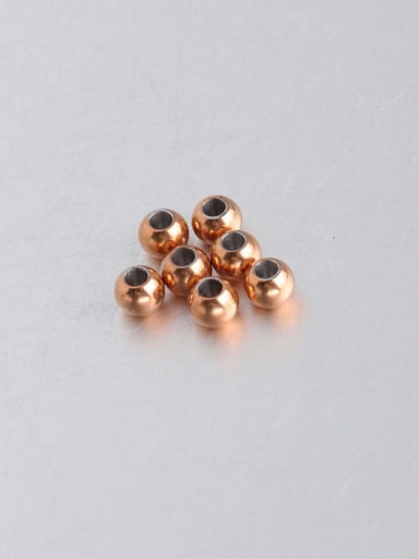Rose Gold Stainless steel positioning beads/beads