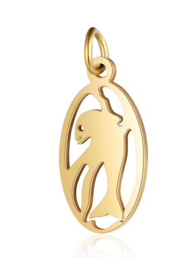 custom Stainless steel Dolphin Charm Height : 10.5 mm , Width: 23 mm