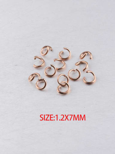 Rose Gold100 Stainless steel open ring single ring accessories