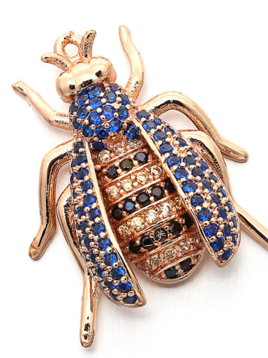 Copper Colorful Small Spider Explosion Necklace Pendant