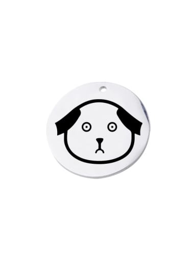 dongwu002 20mm 3 Stainless steel cute pet small pendant