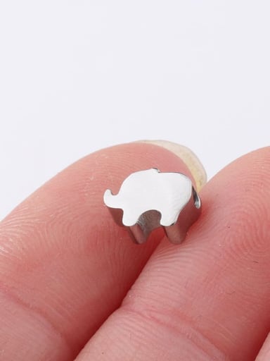 Stainless steel Elephant Small beads Minimalist Findings & Components