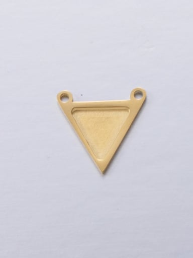 golden Stainless steel Triangle Minimalist Connectors