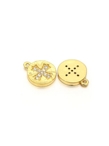custom Bronze micro-set spacer pendant
