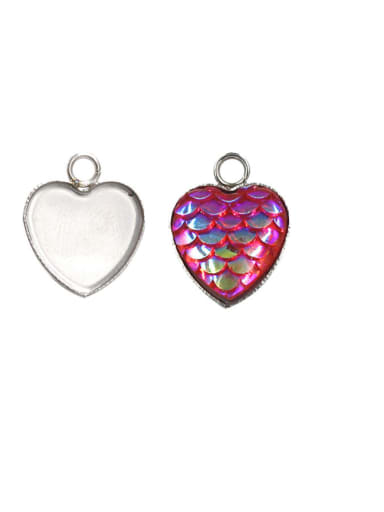 scale13*13 Stainless steel Love heart-shaped bottom support