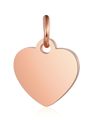Stainless steel Heart Charm Height : 10.5mm , Width: 14 mm