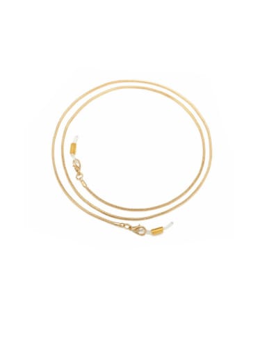 Gold transparent Stainless steel Minimalist  Snake bone chain anti-skid chain Sunglass Chains