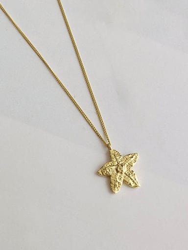 925 Sterling Silver  Minimalist Pentagram Pendant Necklace