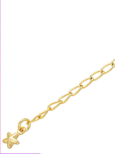 Glossy little star tail chain