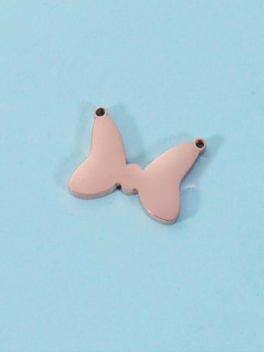 rose gold Stainless steel Butterfly Minimalist Connectors