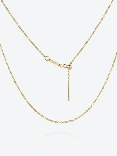 18K gold (light necklace) 925 Sterling Silver Cubic Zirconia Minimalist Letter Pendant
