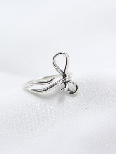925 Sterling Silver Butterfly Trend Band Ring