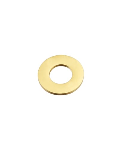 golden Stainless steel Round Minimalist Findings & Components